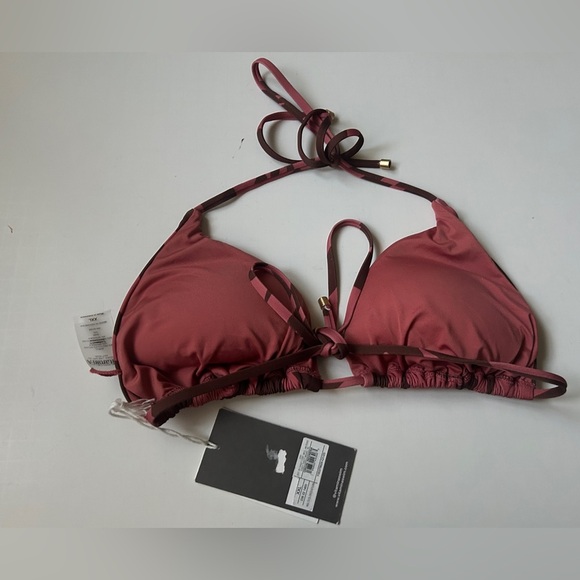 NWT Vitamin A Women’s Halter Swim Bikini Top XXL - Picture 2 of 7